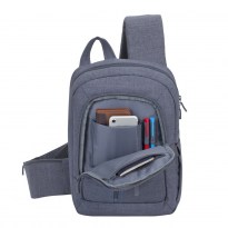 7529 sac à dos sling gris pour ordinateurs portables 13.3
